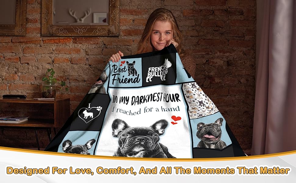 Blanket for My Wife from Her Husband, Cozy Throw Featuring a Romantic Wolf Pair for Couch, Bed, Or Sofa, Super Soft And Warm, Perfect Birthday Gift for Wife, Wedding, Anniversary, Or Valentine'S Day
