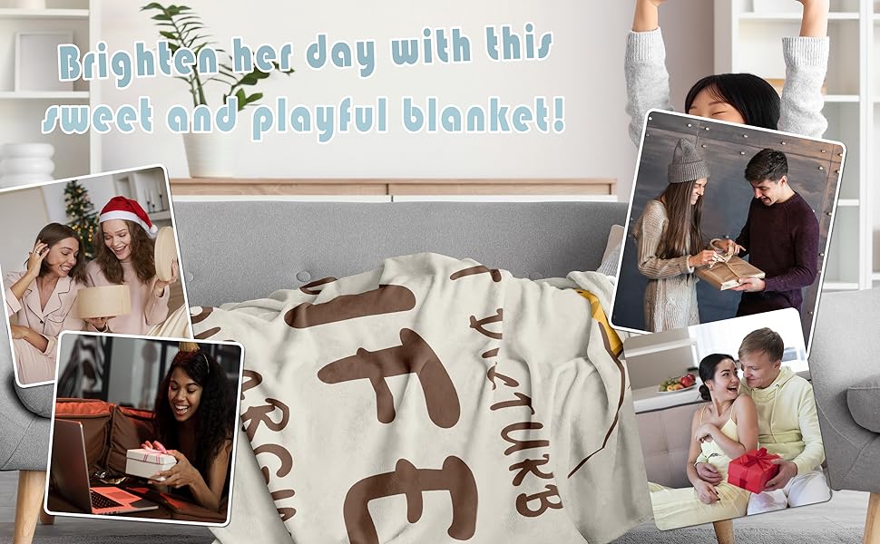 Julazy'S Anniversary And Birthday Presents for Women from Their Husbands Include a 50X60 Blanket, Perfect As Birthday Gift Ideas for Wives, Wedding Gifts, And Romantic Gifts for Occasions Like Valentine'S Day, Mother'S Day, And Christmas