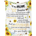 Soft Flannel Mom's Throw Blanket, 50 X 60 Inch- Perfect for Christmas or Mom's Birthday