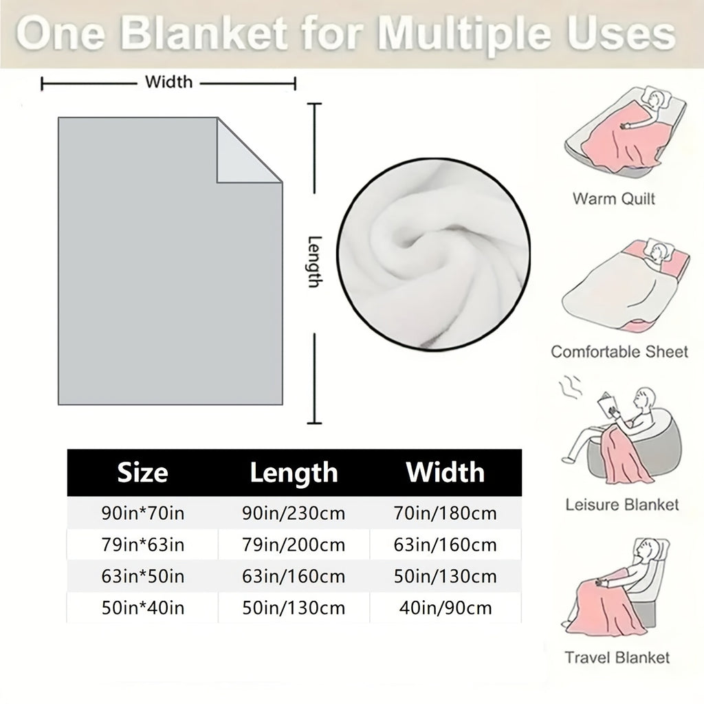 1pc Charming Christmas Gnome Flannel Blanket - Fantasy Theme with Playful Gnomes, Hearts, and Snowflake Patterns, All-season Machine-washable Polyester Fiber, Multi-purpose for Home Decor, Camping, Travel, Office - Mixed Colors, Travel Blanket |