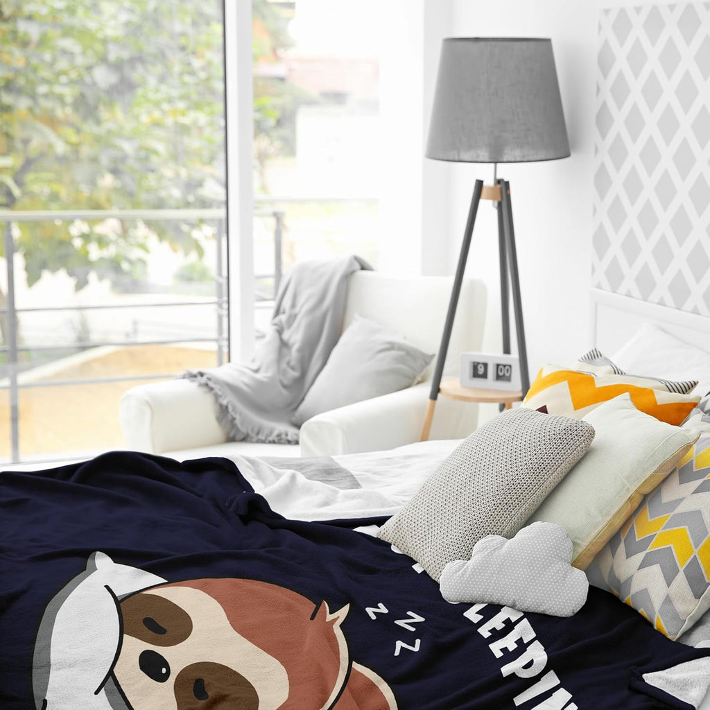 Birthday Gifts for Men/Him, Gifts for Him Dad Grandpa Husband Blanket 60X50, Anniversary Retirement Gift for Man, I'M Not Sleeping I'M Just Resting My Eyes