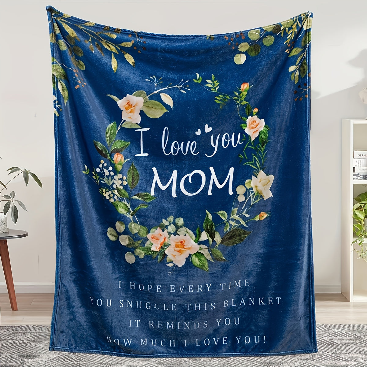 1pc 280Gsm Luxuriously Soft Flannel Throw Blanket - Ultimate Comfort for Your Mom, Ideal for Birthday Celebrations And Memorable Occasions