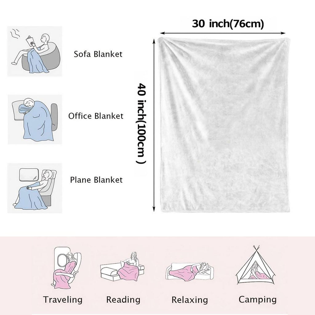 Christmas Sofa Blanket - Christmas Decoration Gift, Warm Snow Mountain Sheep And Deer Blanket for Women, Red