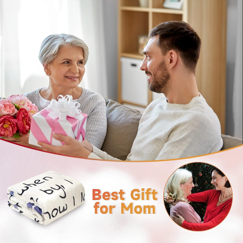 Cozy Throw Blankets for Mothers, Measuring 55X70, Perfect for Gifting on Occasions Like Mother'S Day, Birthdays, Christmas, And Thanksgiving. Unique Gift Ideas from