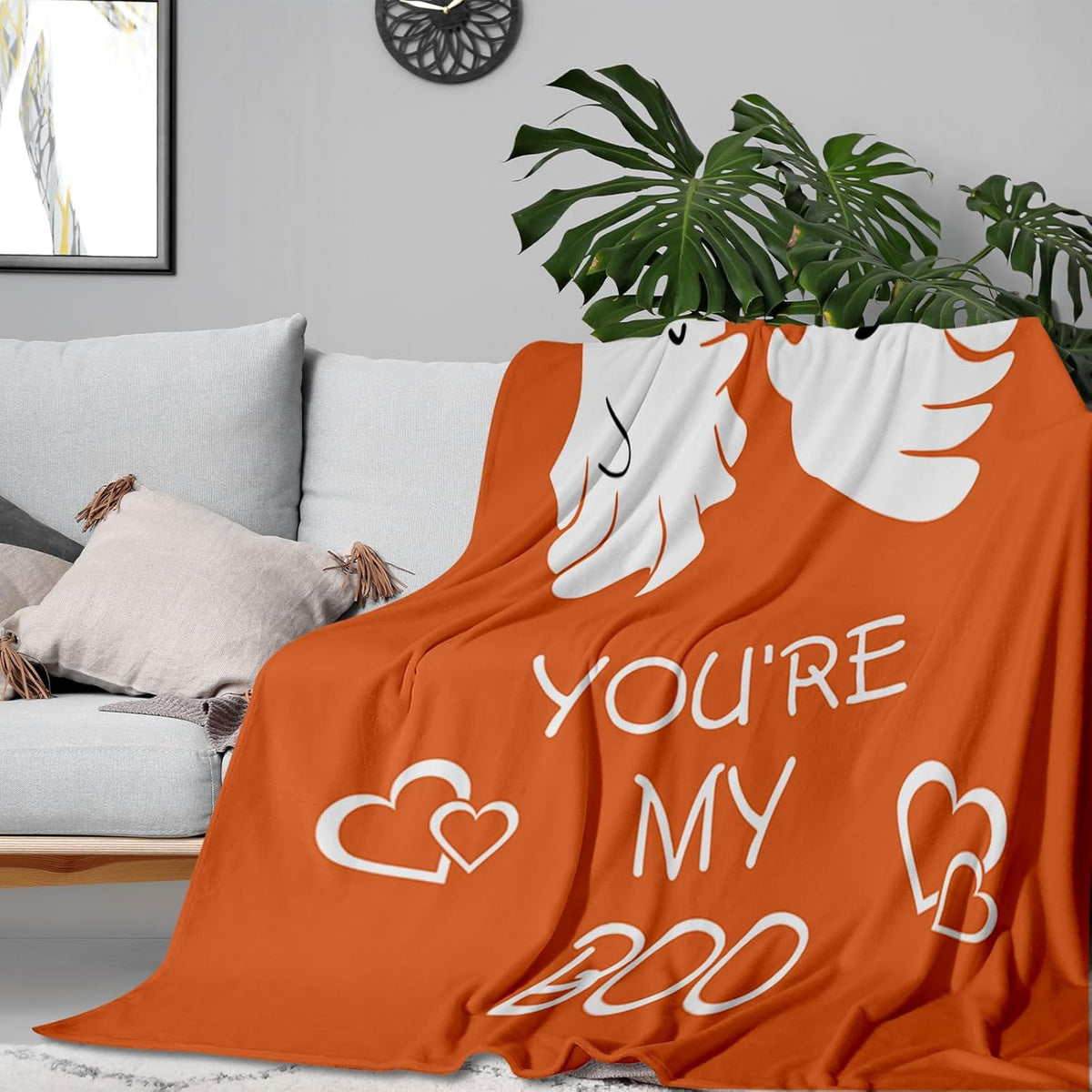 ARKUKU Gothic Valentine'S Day Presents for Him And Her, Including a Cozy Blanket for Both Men And Women, Perfect for Spooky Gift Baskets. This 50X60 Throw Blanket Is Ideal for The Living Room, Sofa, Or Travel