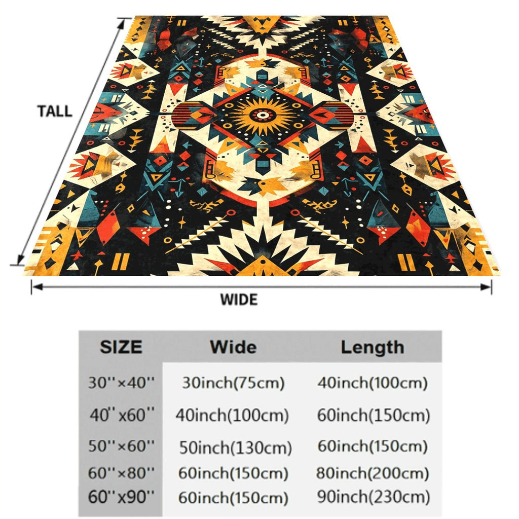1pc a Soft And Stylish Flannel Blanket Featuring a Beautiful Geometric Design, Perfect for Keeping Warm. an Ideal Gift for Creating Holiday Memories, Suitable for Close Friends And Family, And Great for Napping